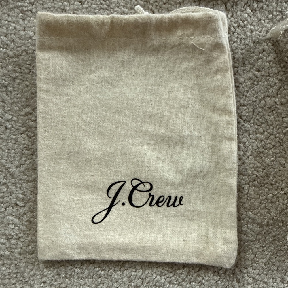Lot of 8 J.Crew cotton dust bags pouch drawstring 4"x4" - Picture 2 of 7
